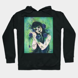 Adelita day of the dead girl by Renee Lavoie Hoodie